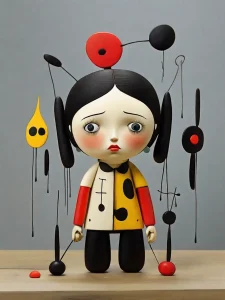 Little Doll Joan Miró Style