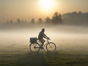 Menschen in Bewegung. I want to ride my bicycle