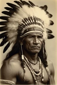 Native American, old man