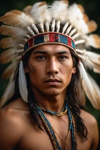 Young native American