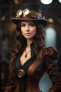 Steampunk-Lady