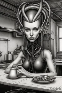 Fantasy. H.R. Giger – Alienfrau