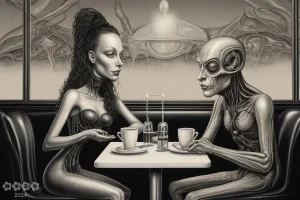 Fantasy. H.R. Giger – Aliens im Café