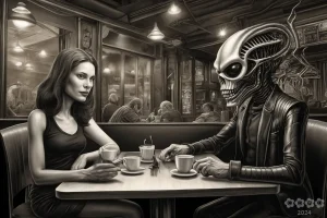 H.R. Giger – Aliens im Café