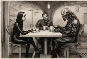 H.R. Giger – Aliens im Café