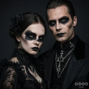 Menschen real. Gothic people