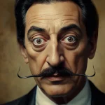 KI-Portrait von Salvador Dali