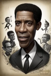 Karikatur Denzel Washington